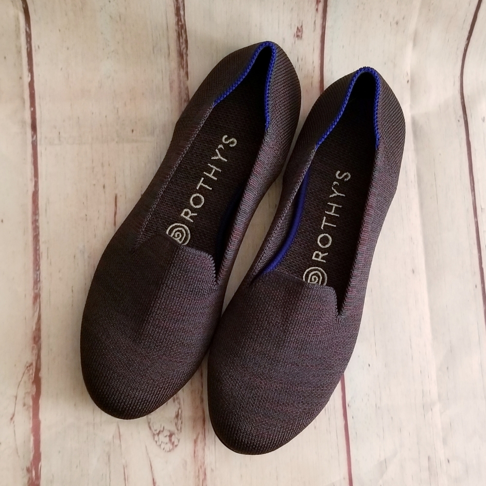 Rothy's Navy Heather Loafers Size 7
